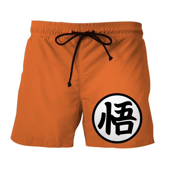 Dragon Ball Z Goku's Kanji MMA Shorts
