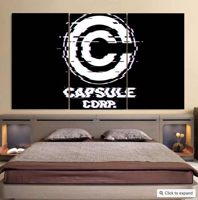 Capsule Corporation Cool 3pc Canvas