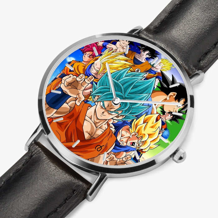 DBZ-Store Epic Goku Super Saiyan All Powerups Design Watch