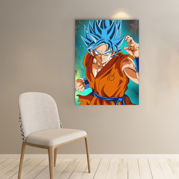 SSGSS Goku Dragon Ball Z Art Poster