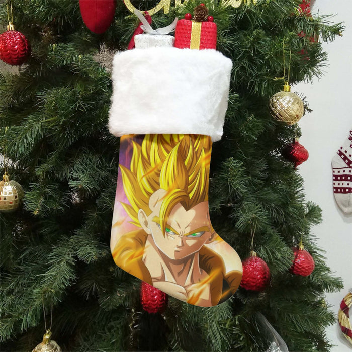 Dragon Ball Z Gogeta Super Saiyan Warrior Power Full Print Streetwear Cool Design Christmas Socks