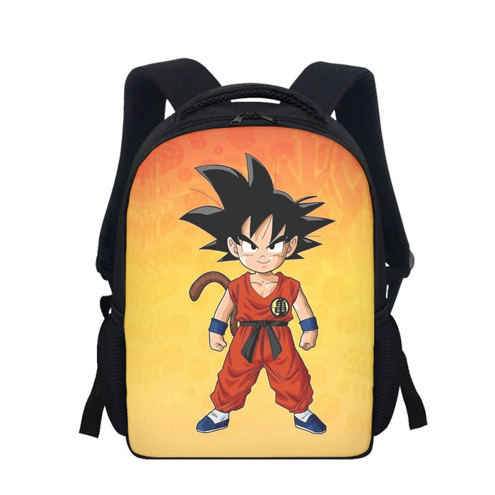 Cute Young Kid Goku Yellow Dragon Ball 3D Backpack
