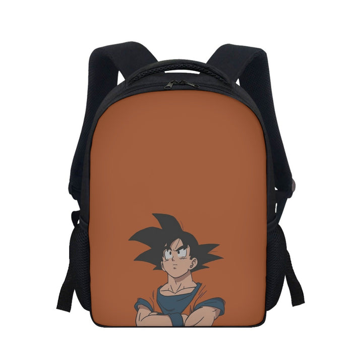Goku Orange Minimalistic Background Backpack