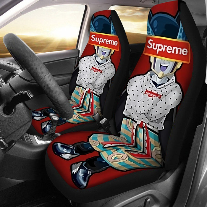 Supreme Villain Perfect Cell Red Simple Streetwear Car Seat Cover