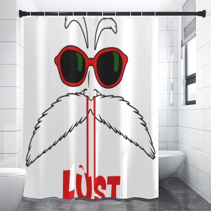 Master Roshi Funny Print Shower Curtains