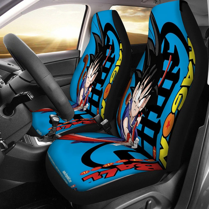 Young Goku Car Seat Cover