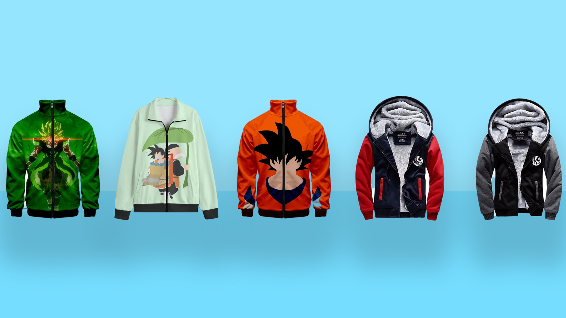 Get Ready to Power Up Your Style with our Top 5 Dragon Ball Z Jackets