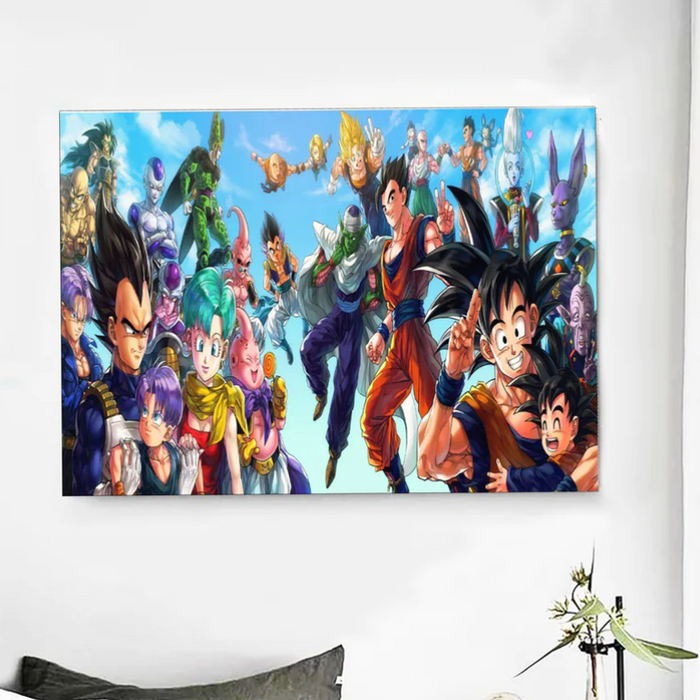 جلب الفن إلى الحياة: لوحات Dragon Ball Z المذهلة لمنزلك