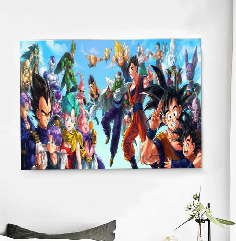 Breng kunst tot leven: de meest verbluffende Dragon Ball Z -schilderijen voor uw huis