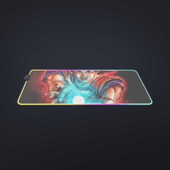 Awesome Red Hair Goku DBZ  cool LED  Mouse Pad