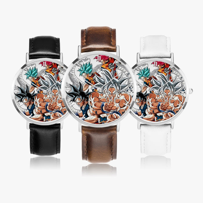 DBZ-Store DBS Goku All Super SSJ Transformations White God Blue Red Kaioken Ultra Instinct Watch