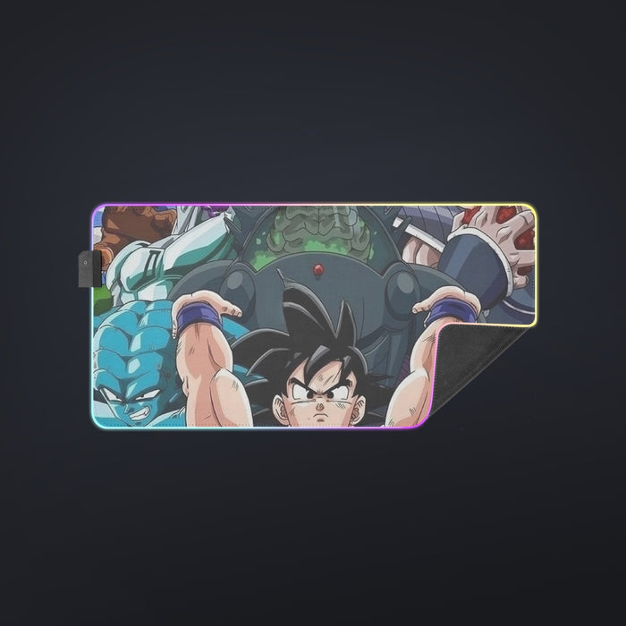 DBZ Goku Spirit Bomb Destroy Villains Cooler Broly Namek Vibrant Cool LED Mouse Pad