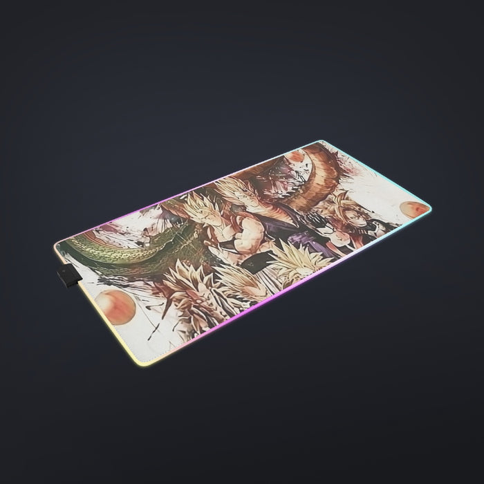 Dragon Ball  Ultimate Shenron x Saiyans  cool LED  Mouse Pad