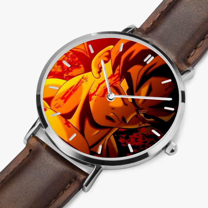 DBZ-Store Vibrant Serious Son Goku Dope Orange Watch