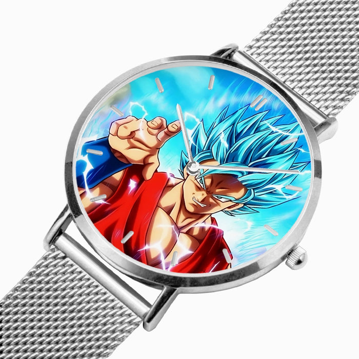 DBZ-Store Super Goku Blue Lightning SSGSS Design Watch