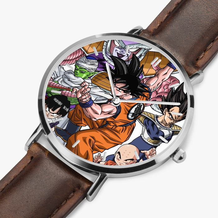 DBZ-Store Vibrant Goku Fighting Stance Gohan Piccolo Krillin Vegeta Frieza Watch