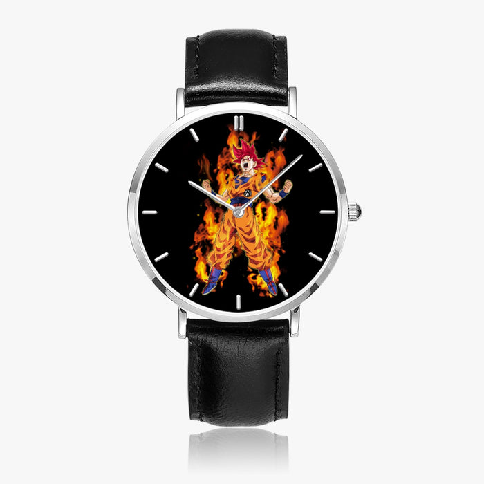 DBZ-Store Awesome Goku Super Saiyan God Transformation Watch