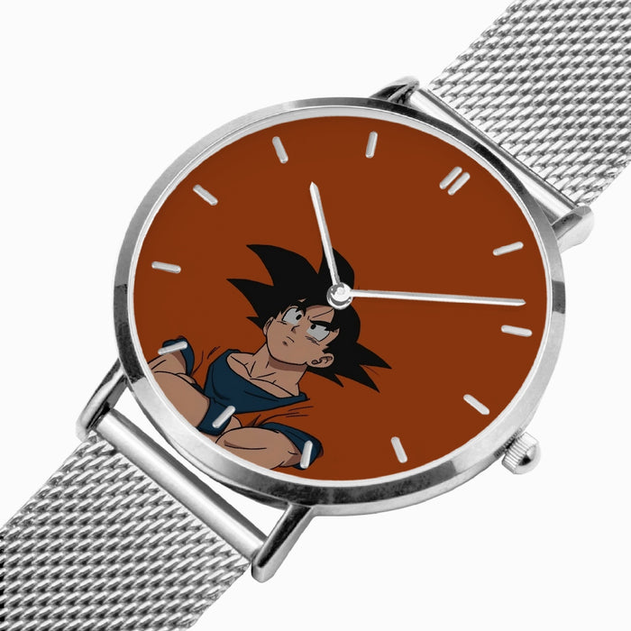 DBZ-Store Awesome Goku Orange Minimalistic Background Watch