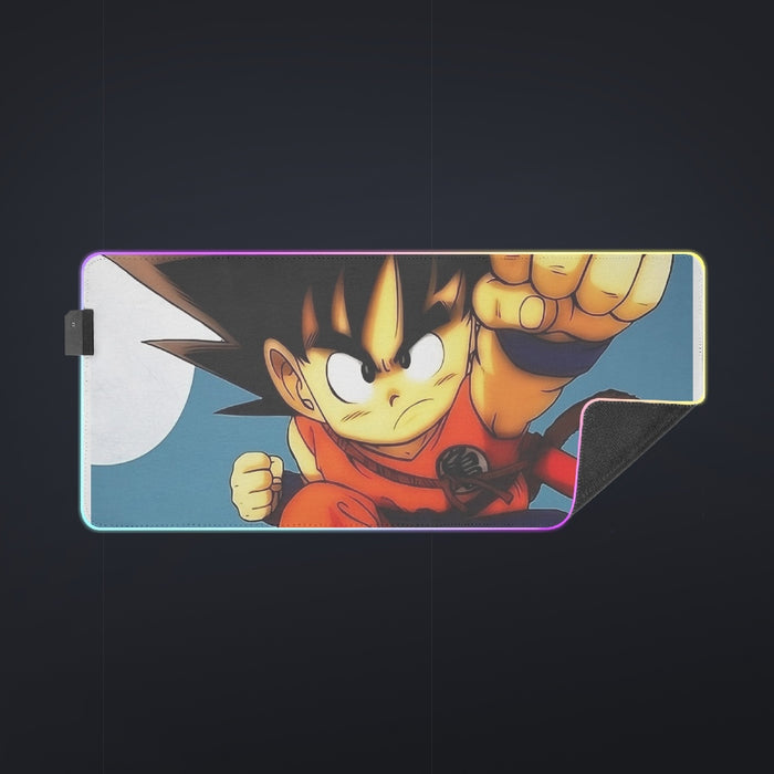 Young Goku Kid Flying Cloud Fight 3D Dragonball cool LED Mouse Pad