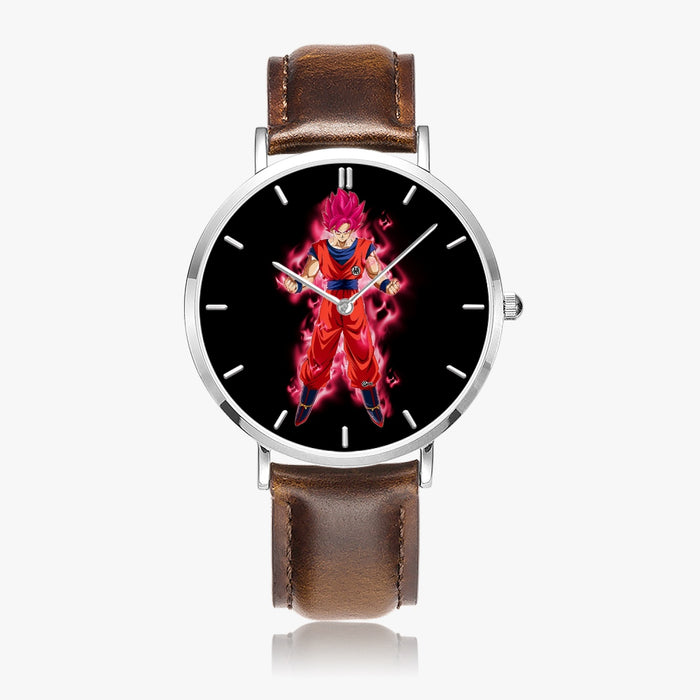 DBZ-Store Awesome Super Son Goku Ultra Instinct Red Kaioken  Watch