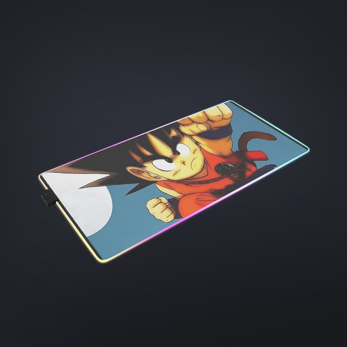 Young Goku Kid Flying Cloud Fight 3D Dragonball cool LED Mouse Pad