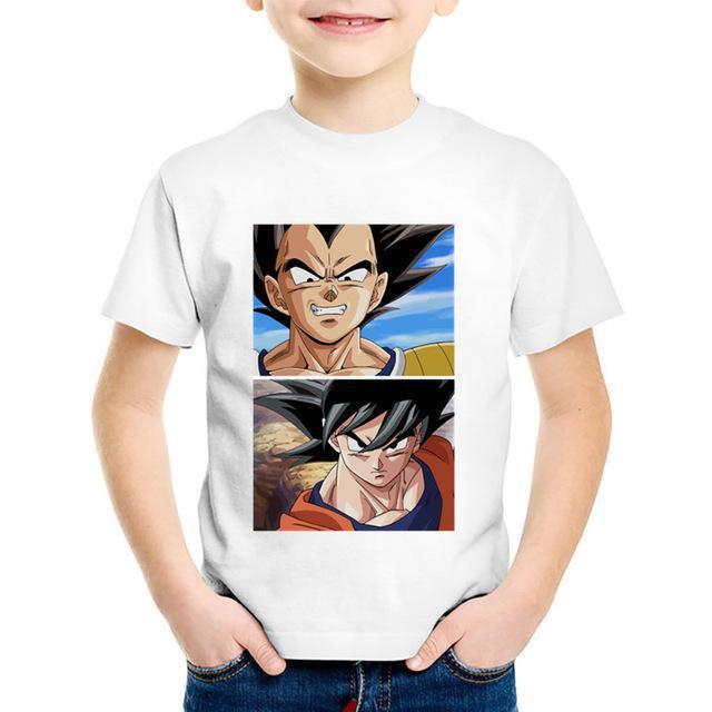 Dragon Ball Z Super Saiyan Son Goku & Vegeta Kids T-Shirt