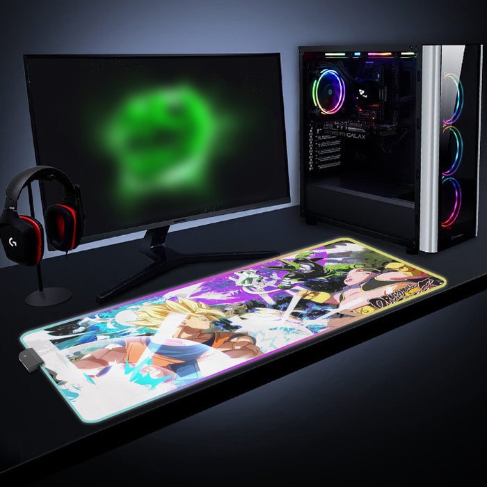 Dragon Ball Z  Goku & Vegeta Vs Frieza & Cell cool LED Gaming Mouse Pad