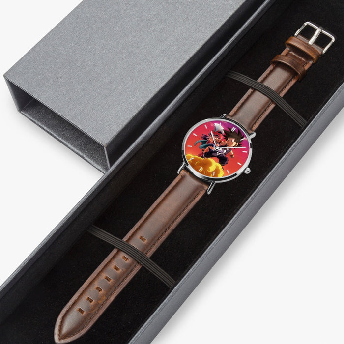 DBZ-Store Amazing Kid Goku & Chichi Flying on Golden Cloud Watch