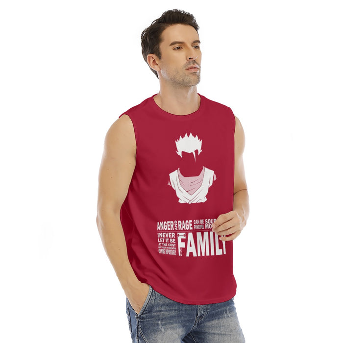 Gohan Red Family Bonds Tank Tops
