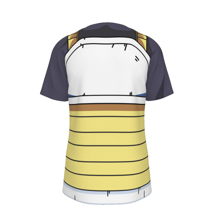 Dragon Ball Z Vegeta Cell Saga Battle Saiyan Armor Cotton T-Shirt