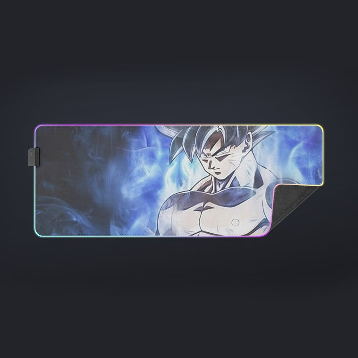 Dragon Ball Super Goku Ultra Instinct Blue Cool Casual cool LED Mouse Pad