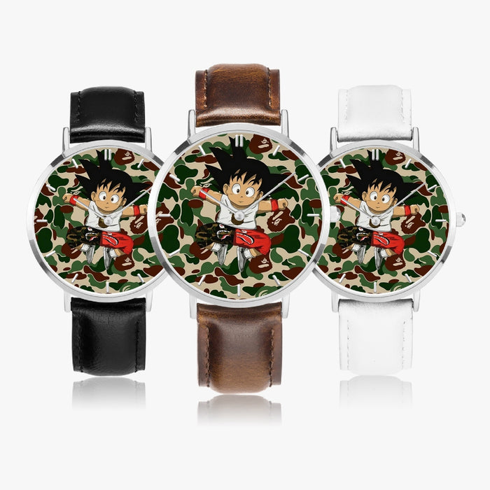 DBZ-Store Cool Jumping Kid Goku Camouflage Watch