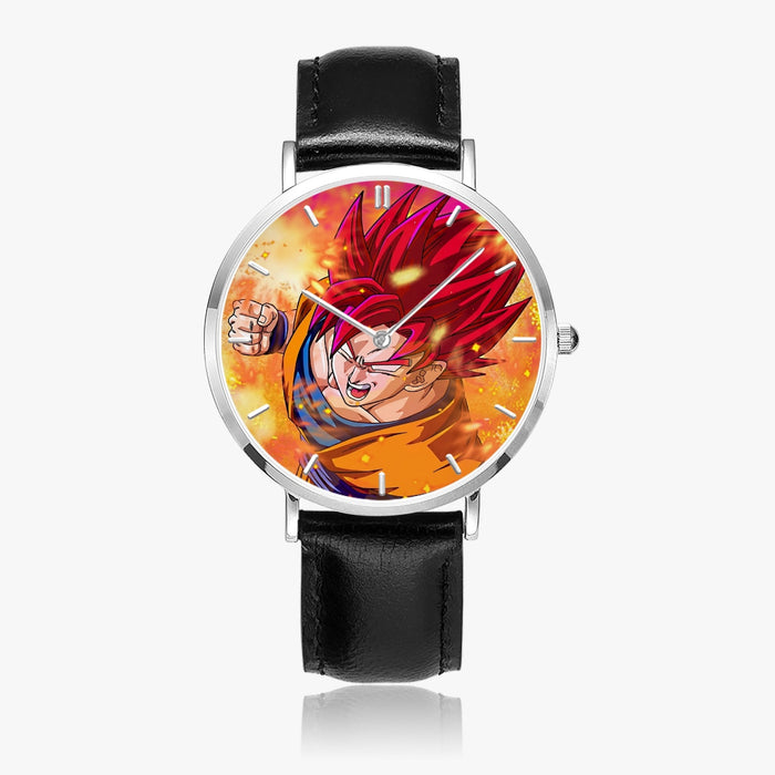 DBZ-Store Dope Super Goku Rage Red Ultra Instinct Watch