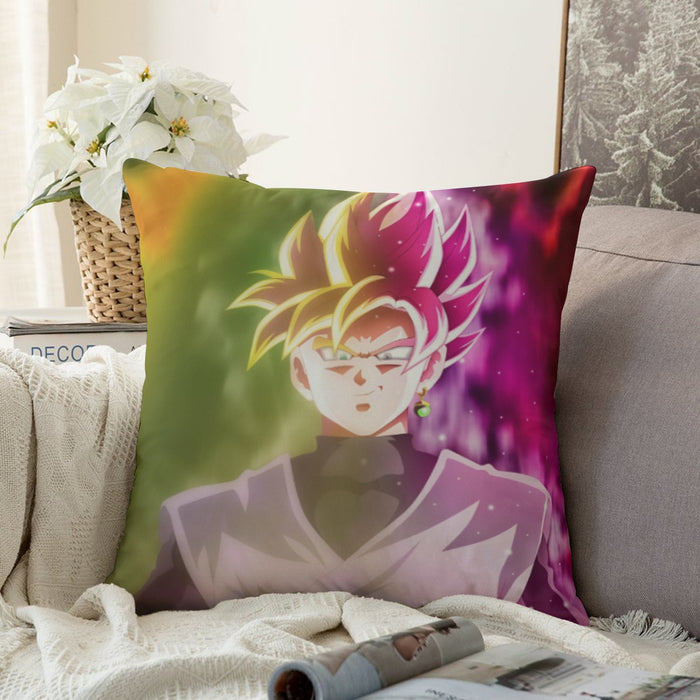 Dragon Ball Super Saiyan Black Goku Rose 2 Epic Style Couch Pillowcase