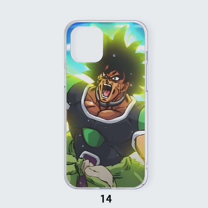 Dragon Ball Z Broly Wearing His Control Mechanism iPhone case