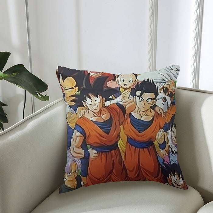 Dragon Ball Z Dragon Ball Characters Happiness Design Couch Pillowcase