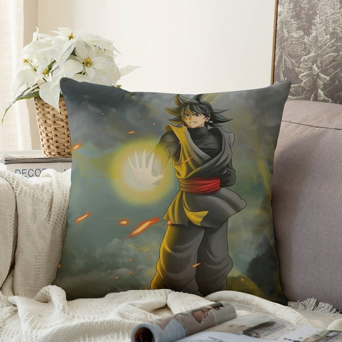 DBZ Goku Black Zamasu Potara Fusion Realistic Drawing Style Cool Couch Pillowcase