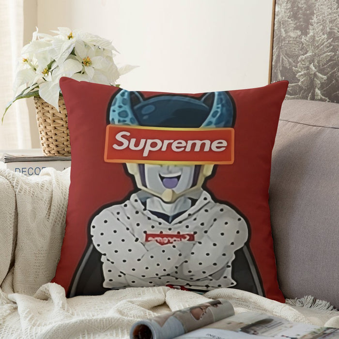 Supreme Villain Perfect Cell Red Simple Streetwear Couch Pillowcase