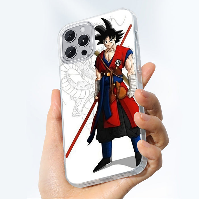 Dragon Ball Z Cool Adult Goku Fighter Attire Shenron iPhone case