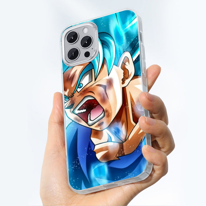 Dragon Ball Goku Blue Kaioken Ultra Instinct Epic 3D iPhone 15 Series Phone Case