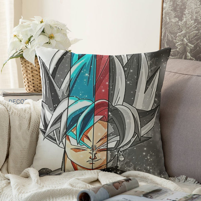 Dragon Ball Super All Super Saiyan Goku Forms Couch Pillowcase