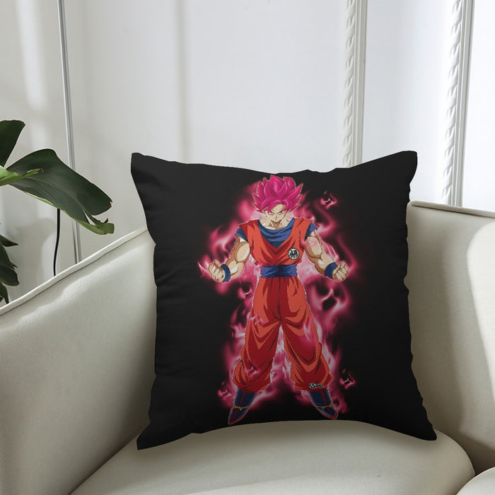 Dragon Ball Super Son Goku Red Kaioken Ultra Instinct Couch Pillowcase