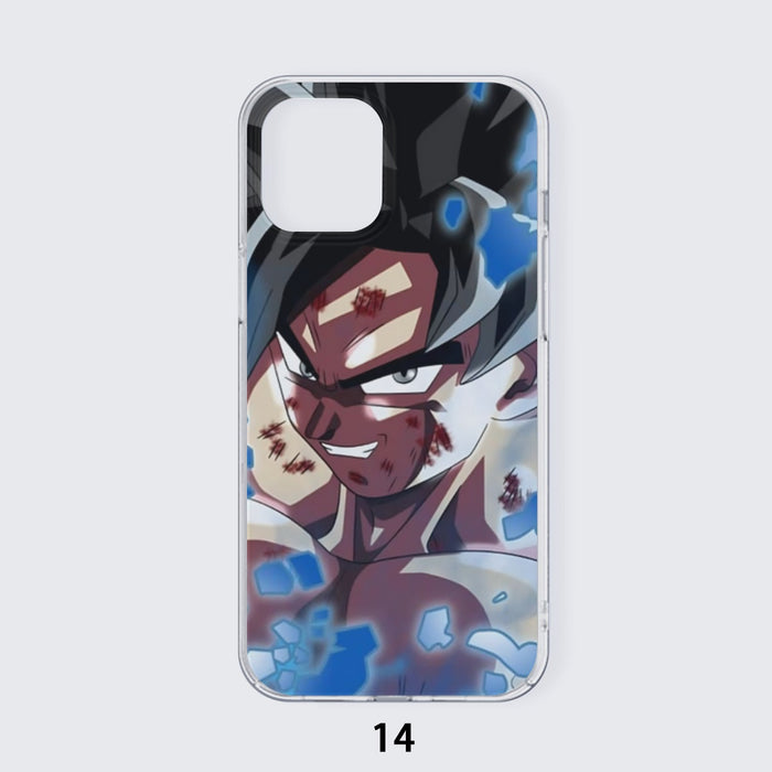 Dragon Ball Super Goku Blue Ultra Instinct Dope Grin iPhone case