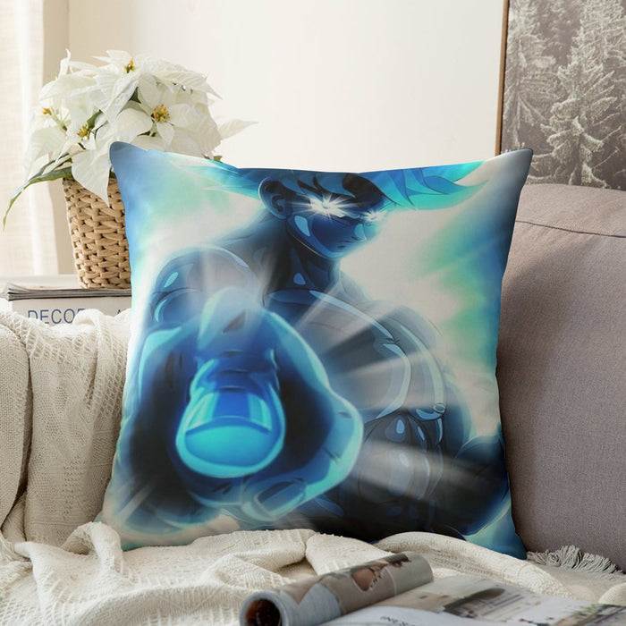 Dragon Ball Super Blue Son Goku Epic Ultra Instinct Couch Pillowcase