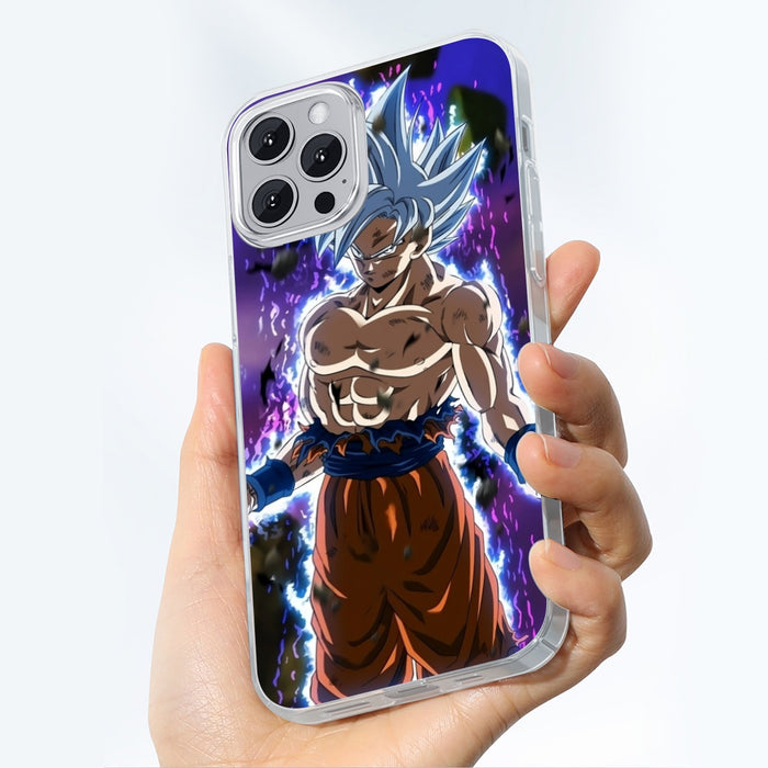 Dragon Ball Goku Ultra Instinct Power Up Vibrant 3D iPhone 15 Series  Phone Case