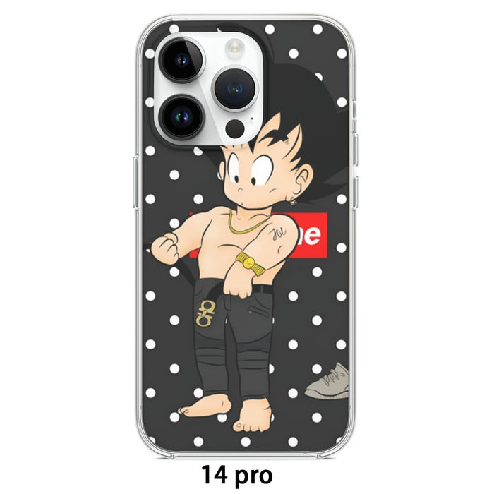 Dragon Ball Supreme Goku Kid Gangster Style Cool iPhone case