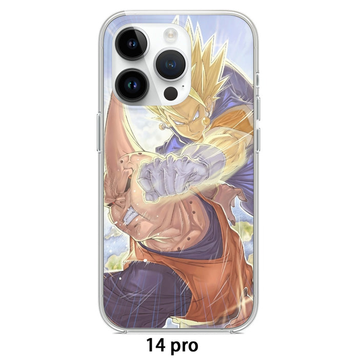 Dragon Ball Z Vegito Punching Super Buu iPhone case
