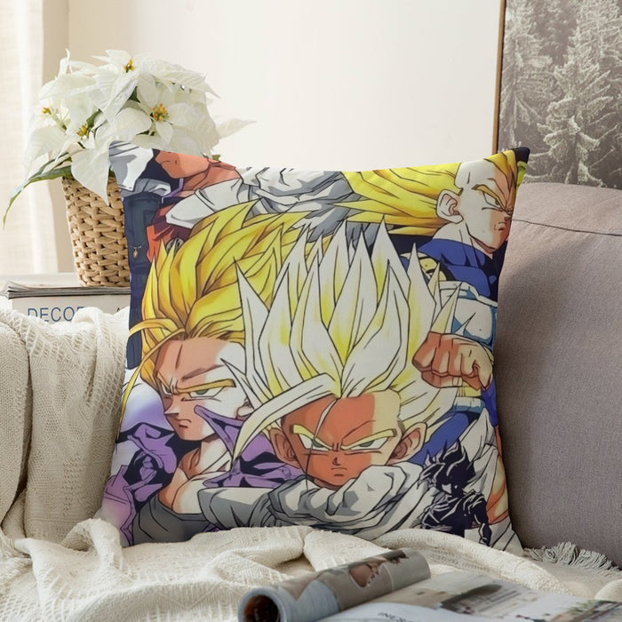 Dragon Ball Trunks Gohan Young Generation Super Saiyan Color Style Couch Pillowcase