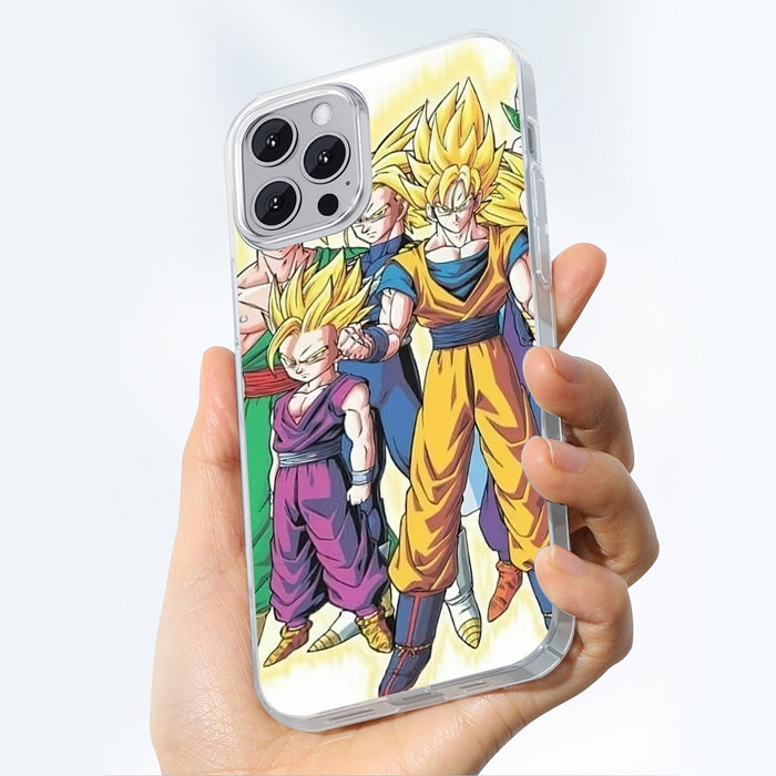 Dragon Ball Goku Vegeta Saiyan Piccolo Namekian Vibrant Design iPhone case