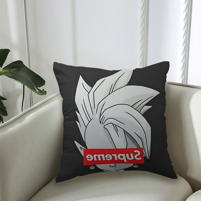 DBZ Zamasu Supreme Kai Logo Creative Black Edition Couch Pillowcase